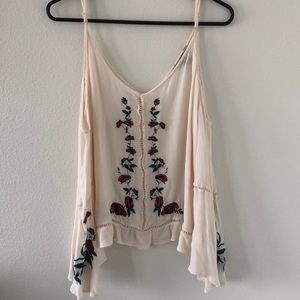 Floral Embroidered Top